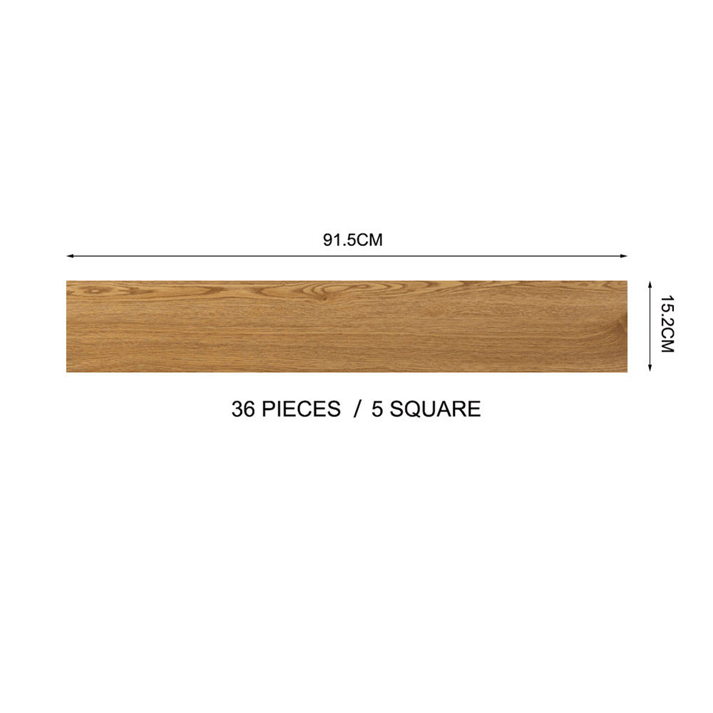 36pcs Rustic Style Wood Plank Pvc Flooring | Brown