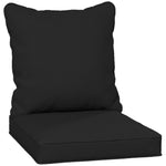 Cushion Set With Seat & Back Pad, Cushion Only | Black