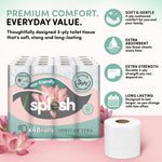 Toilet Roll, Spirits Of Tera – Quilted Soft 3-ply Tissue | 48 Rolls | White