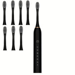 Dyzi 6 Modes Electric Toothbrush Set Sensitive Teeth Care With 8 Heads