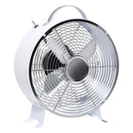 10" 2-speed Electric Fan W/ Safe Guard Anti-slip Feet | One Size | White