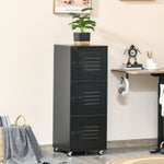 3 Tier Mobile File Cabinet With Wheels