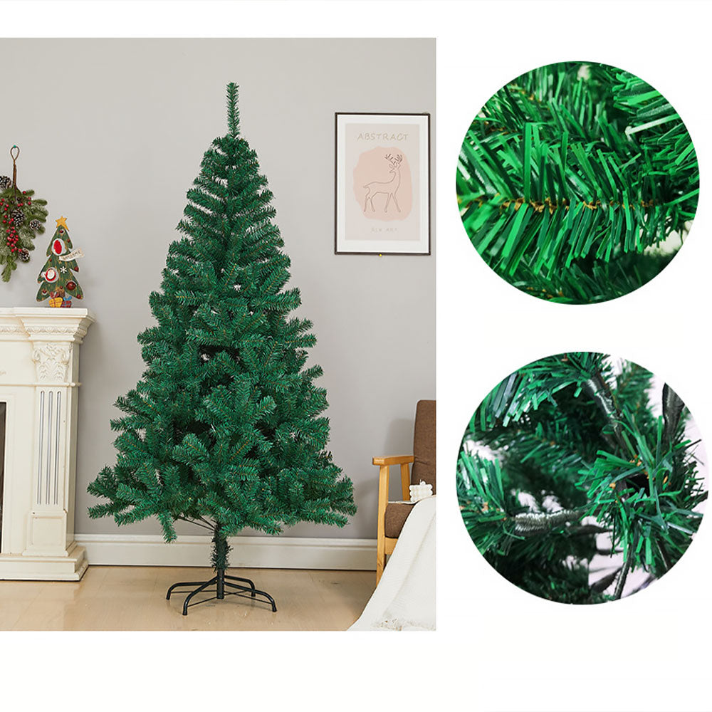 Green Artificial Christmas Tree With Metal Stand | 105cm | Green