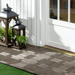 27 Pcs Charcoal Grey Outdoor Flooring Tiles, 2.5㎡ Pack