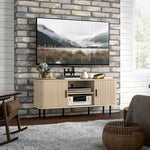 Tv Unit For Living Room, Tv Stand, Oak Tone