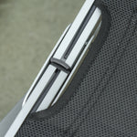 2pcs S-shaped Lounge Chair Foldable Sun Lounger | Black