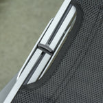 2pcs S-shaped Lounge Chair Foldable Sun Lounger | Black