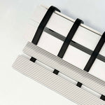 Non-slip Pvc Duckboard Shower Mat - 61cm X 25cm | Black