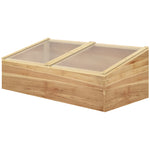 Wood Cold Frame Greenhouse Outdoor Natural