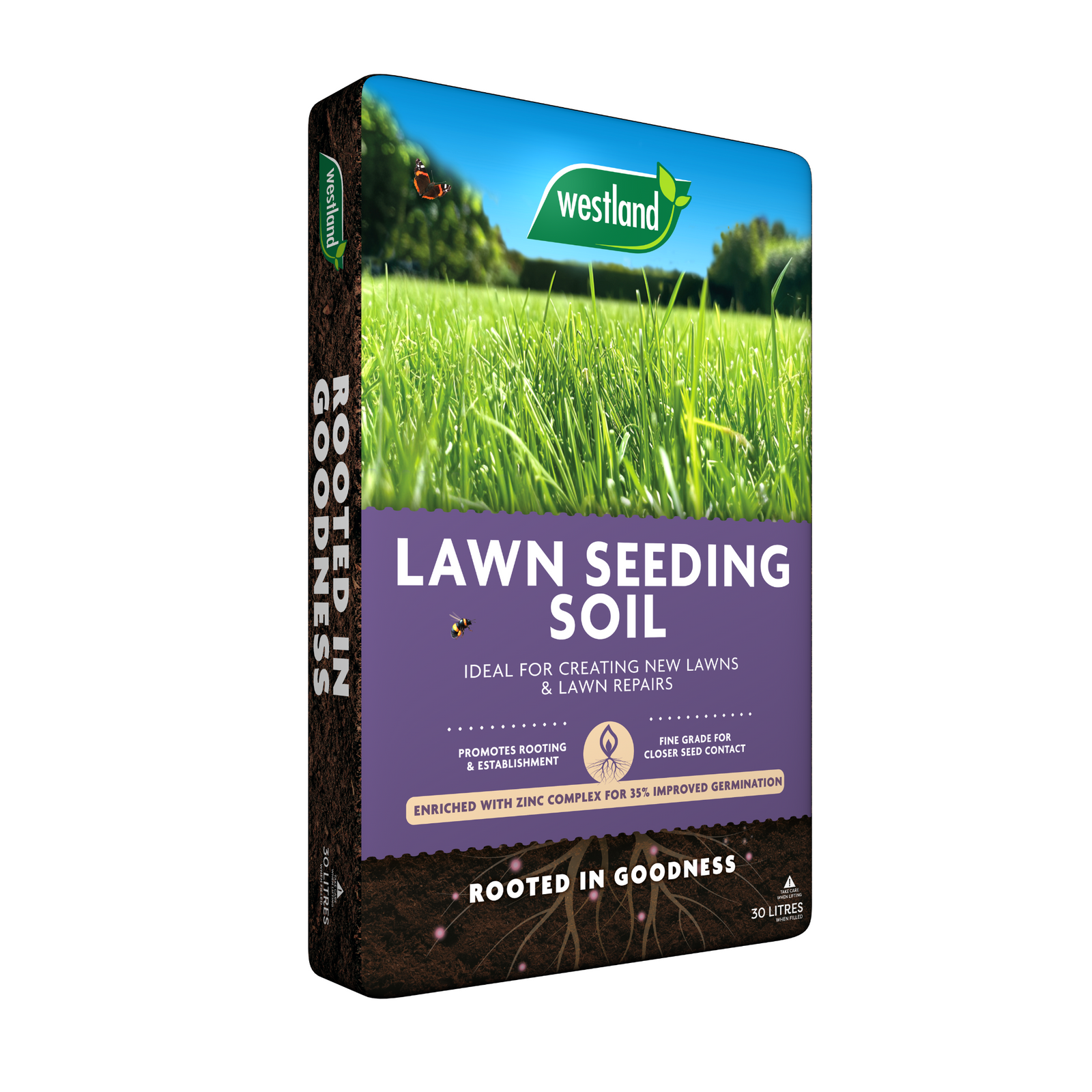 Lawn Seeding Soil - Zinc Enriched | 30l