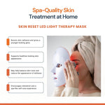 Ovey London LED Facial Beauty Mask 7 Color Light Therapy For Skin Wellness, Calming Support, And Radiance Enhancement
