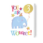 Age 3 Birthday Card Official Product