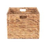 Water Hyacinth Square Storage Basket | Large | Brown