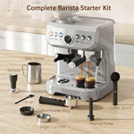 Espresso Machine, Grinder & Steam Wand