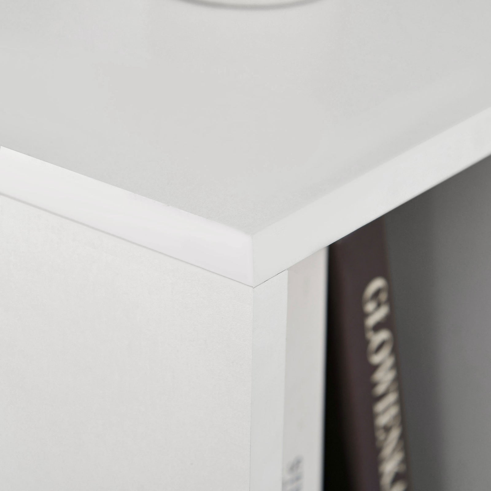 HOMCOM Modern Bookcase Tall Bookcase With Storage Shelves Drawer