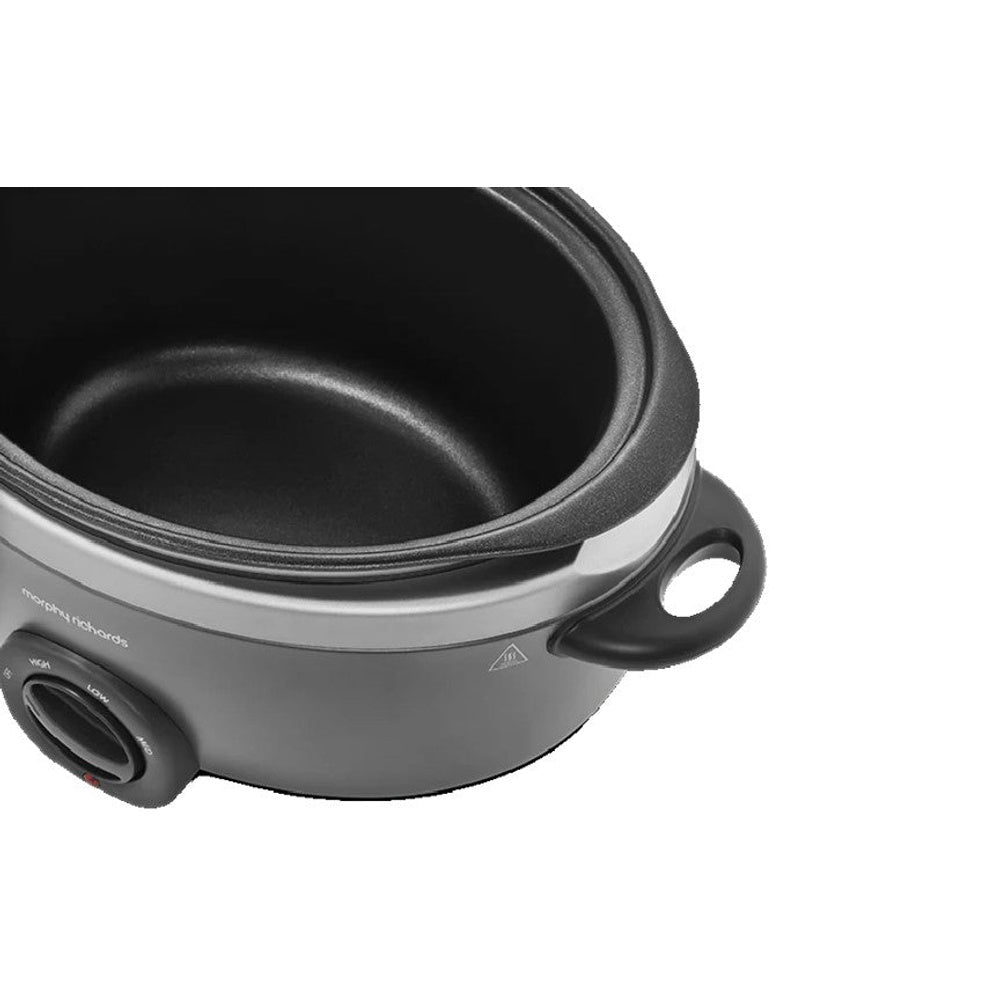 Sear & Stew 6.5l Oval Slow Cooker | Silver