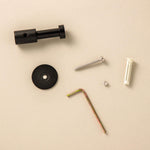 Towel Hook, Robe Hook, Coat Hook Wall-mounted Matt Black Logic Collection