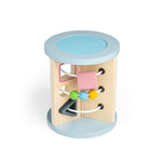 Rolling Sensory Sorter Toy, Made From Wood And Silicone