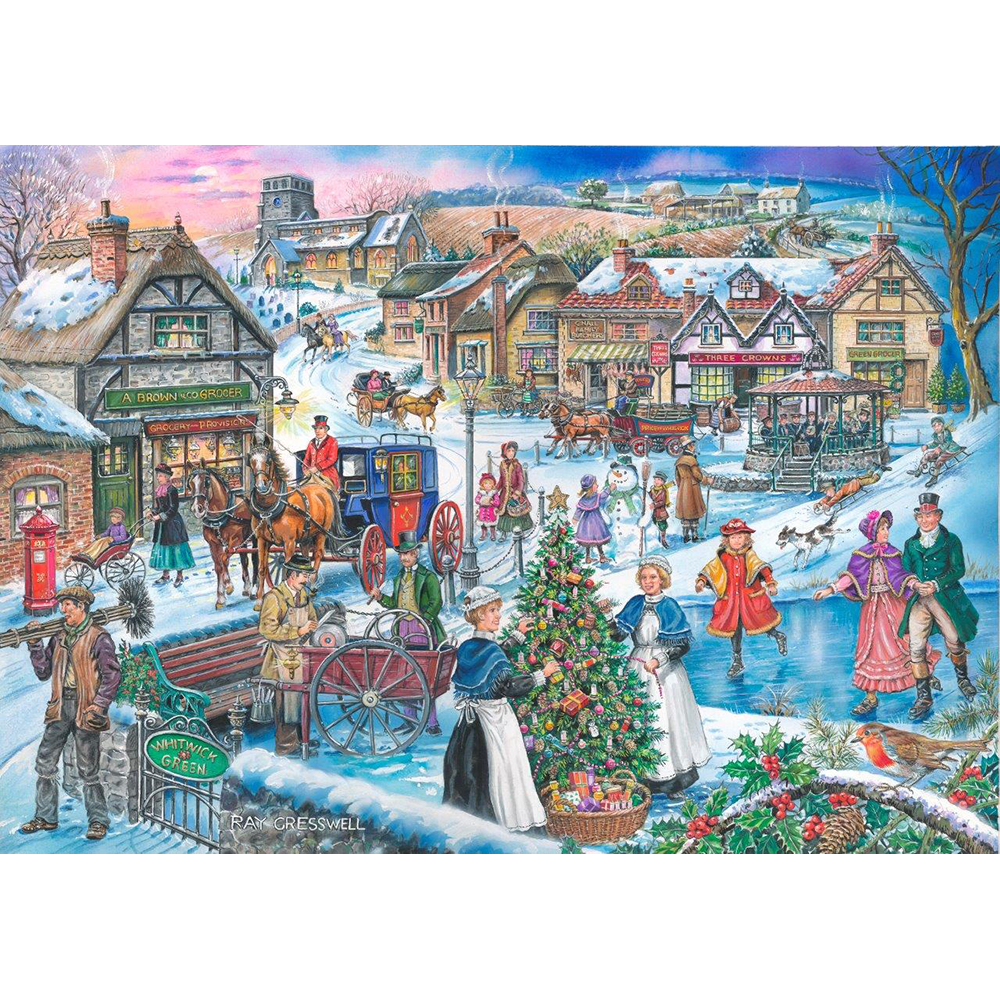 Victorian Green - 1000 Piece Jigsaw Puzzle For Adults