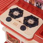 Children Pretend Kitchen Playset 43pcs Toy Accessory Set | Red