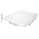 Lavio Mattress Topper Memory Foam Dual Layer Pressure Relief Washable