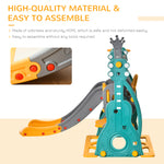 3-in-1 Kids Swing And Slide Set With Basketball Hoop Slide Swing