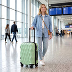 Suitcase, Hard Shell Carry On Luggage With Tsa Lock | 41l | Green