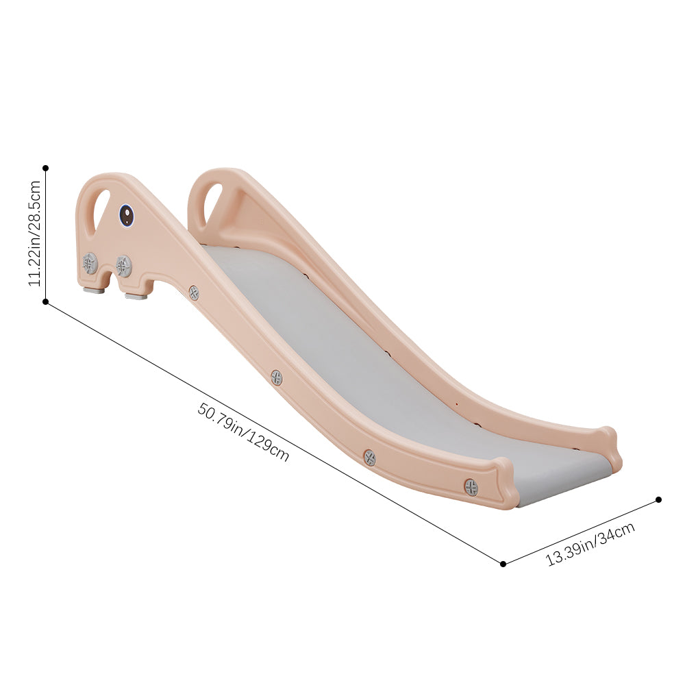 Kids Indoor Elephant Plastic Slide For Sofa And Bed