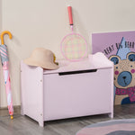 40x60cm Kids Storage Box Toy Organiser For Child 3 Yrs+ Bedroom | Pink