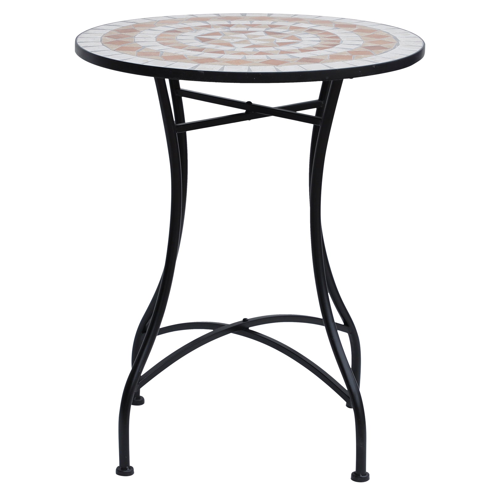 Mosaic Table Round Ceramic Bistro Garden Furniture