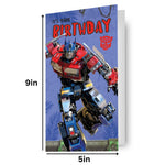 Transformers Fold Out Birthday Card Official Product