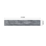 36pcs Rustic Style Wood Plank Pvc Flooring | Dark Grey