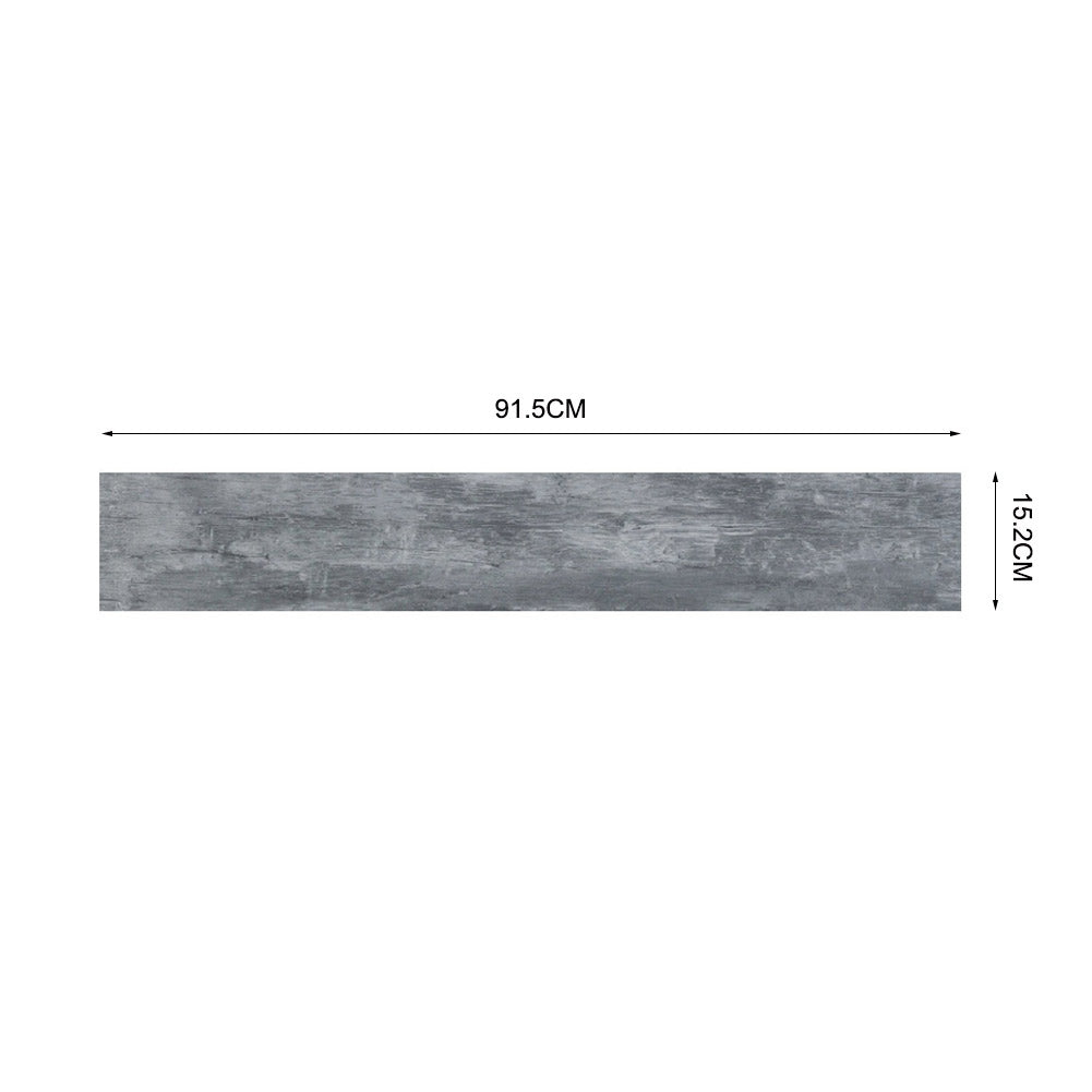 36pcs Rustic Style Wood Plank Pvc Flooring | Dark Grey