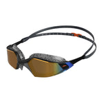 Unisex Adult Aquapulse Pro Mirror Swimming Goggles | One Size | Black