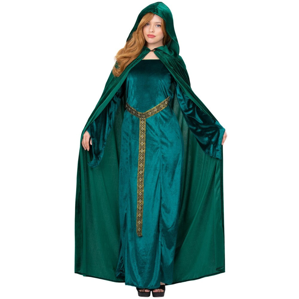 Deluxe Cloak, Adults | Emerald Green