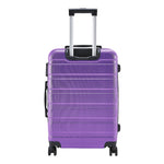 Hardshell Rolling Luggage Trolley Travel Case | Purple