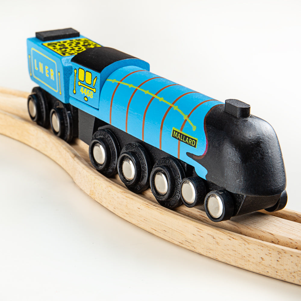 Wooden Replica of the Mallard Train Engine