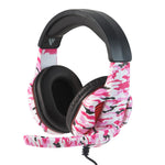 Headset Camo Design For Ps, Xbox & Pc Gaming | Pink