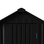 4x4 Ft Metal Apex Roof Garden Tool Storage Shed