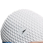 Unisex Adult Bubble Swim Cap | One Size | White