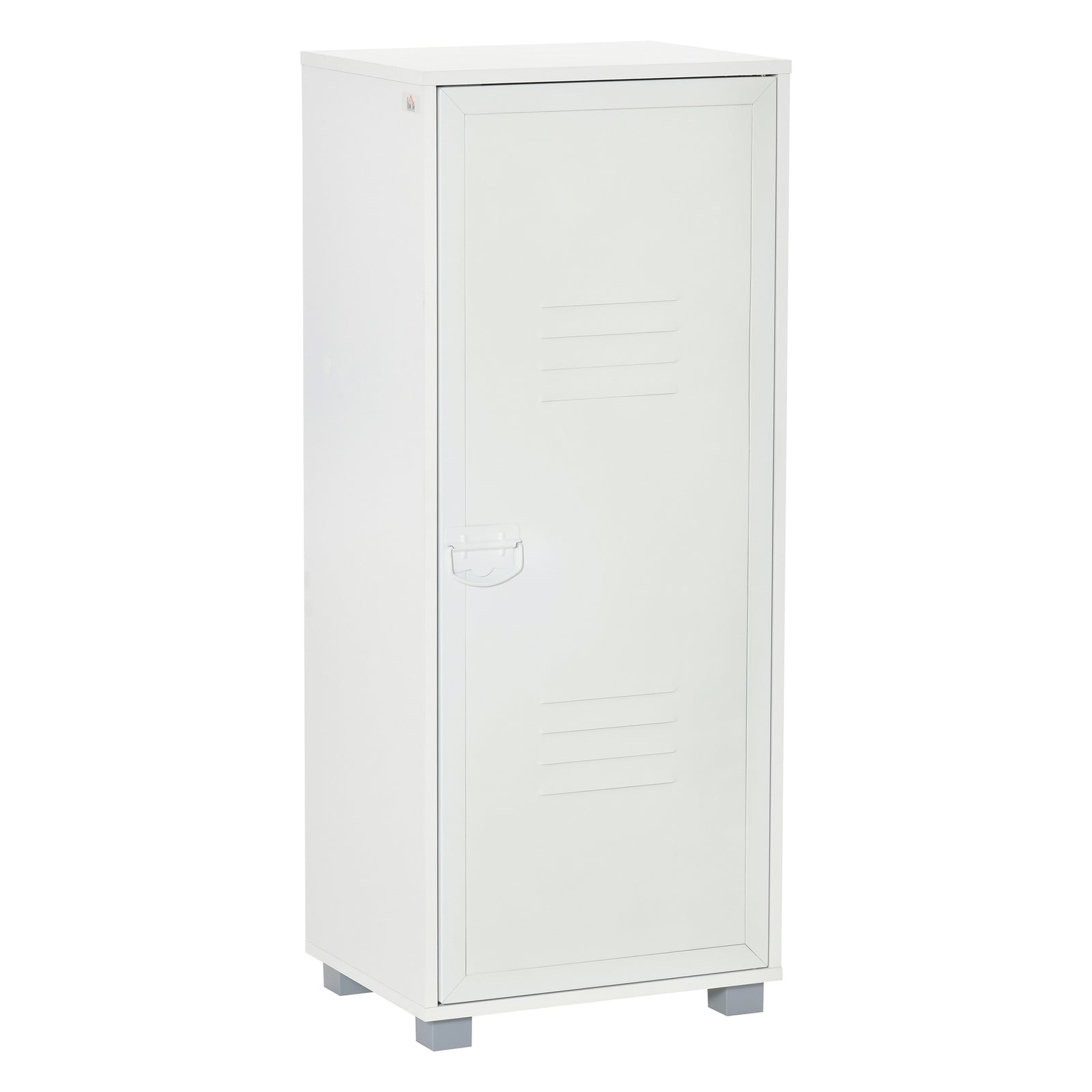 HOMCOM Modern 3 Tier Cabinet Storage Organizer With Door