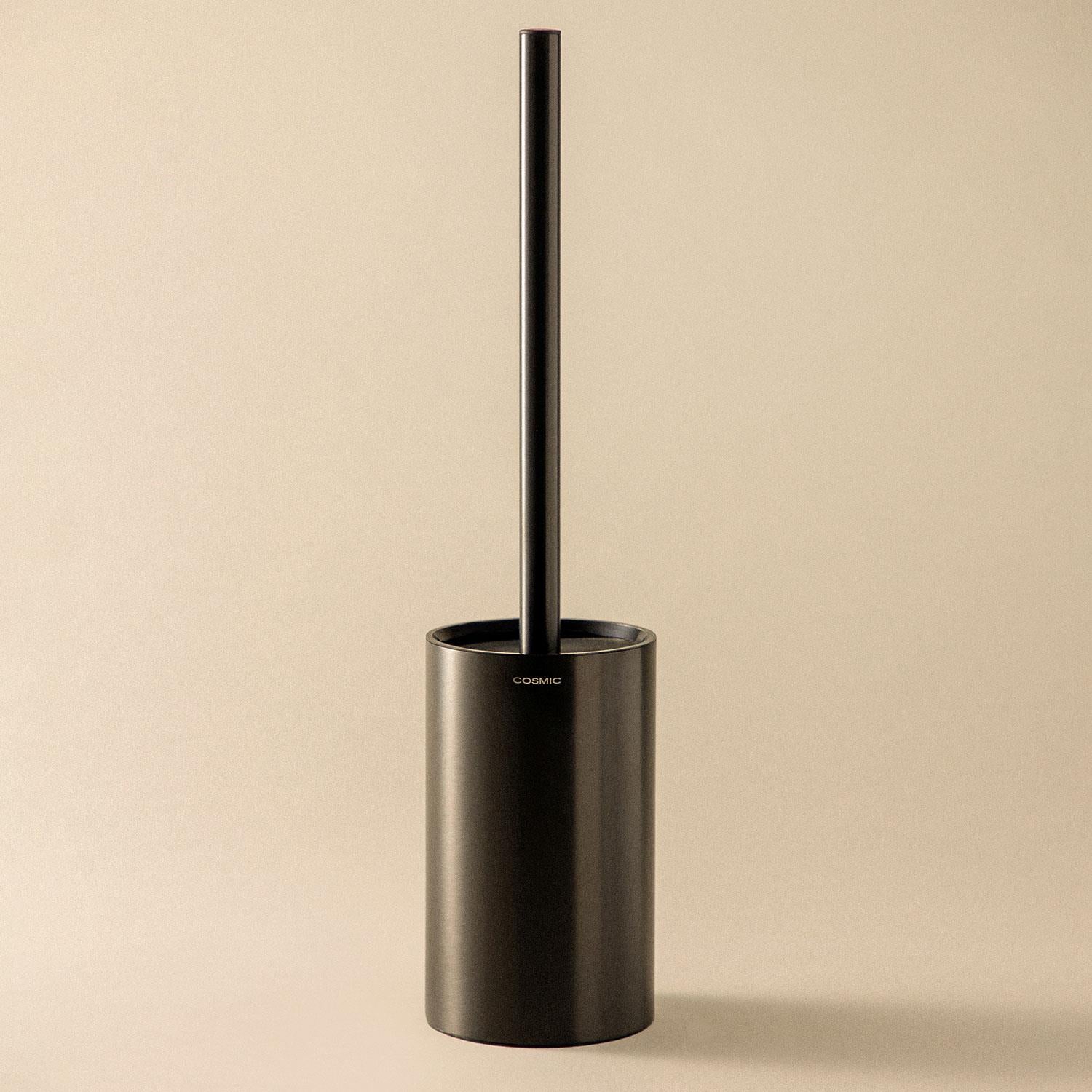 Toilet Brush, Free-standing, Brushed Black Pvd, Architect S+ Collection