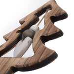 Wicker Set Of 2 Hanging Christmas Trees