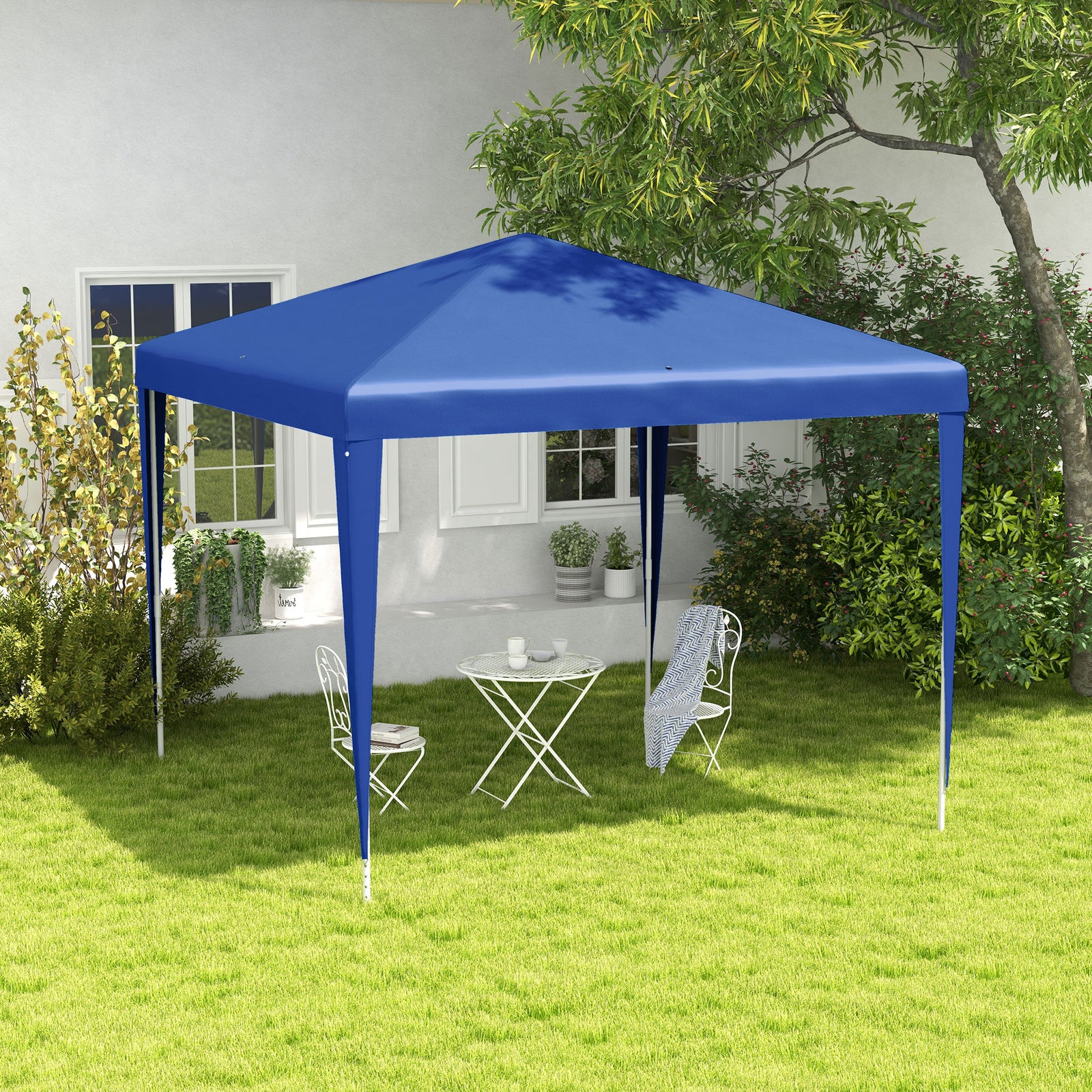 Garden Gazebo Marquee Party Tent Canopy Heavy Duty Outdoor | Blue