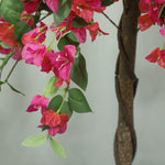 Set Of 2 Decorative Artificial Plants Fake Plants Purple