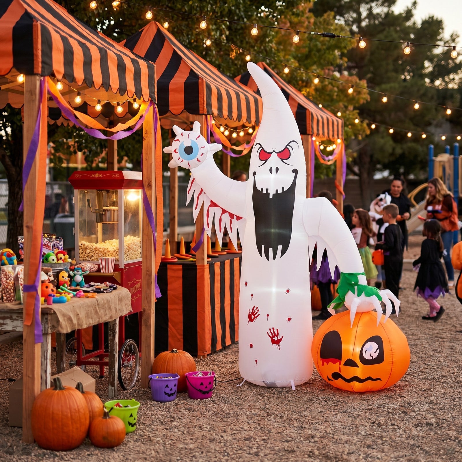 Breeins 8ft Blow-up Halloween Inflatable Decoration With Built-in Led Lights