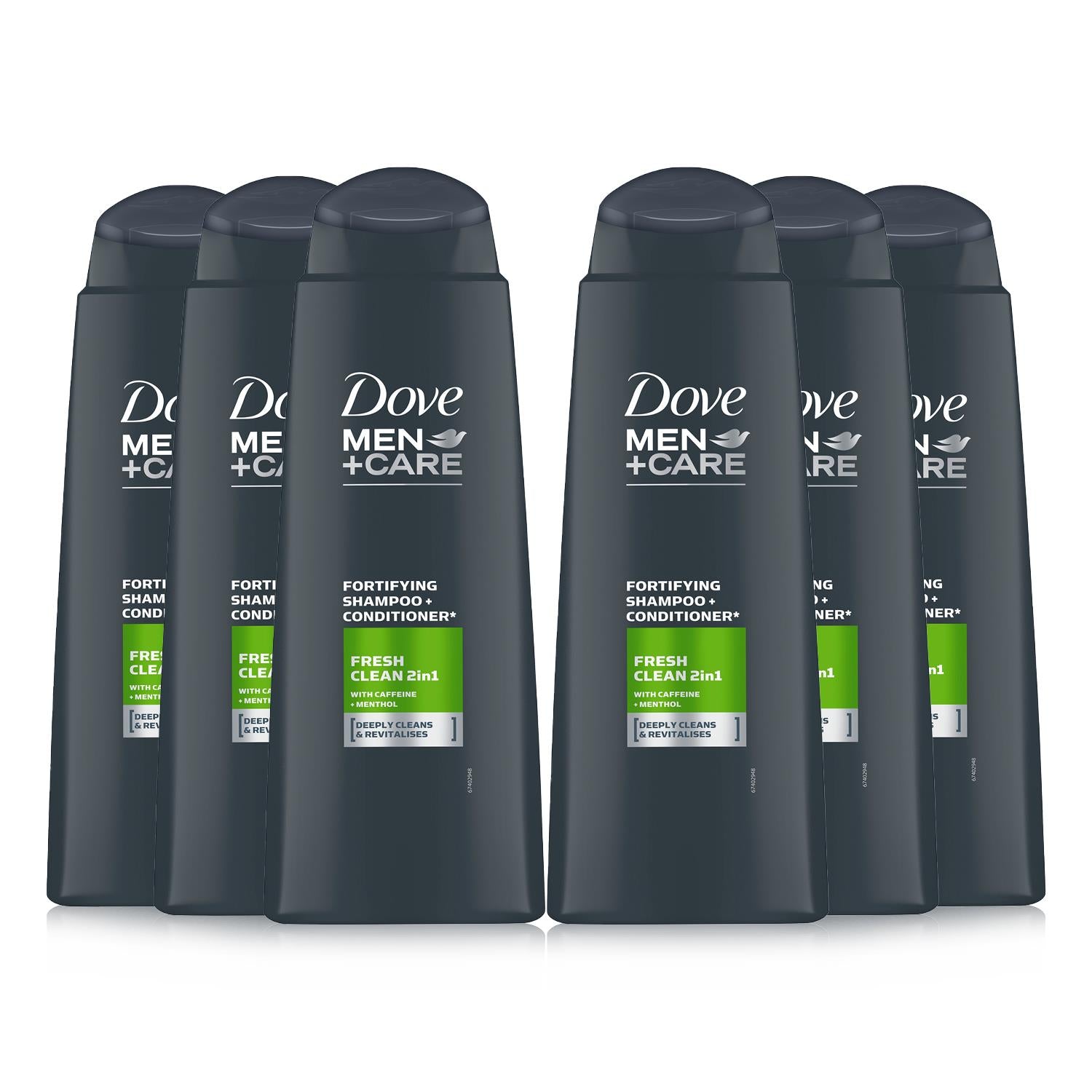 Fortifying Men+care, Fresh Clean, 2in1 Shampoo+conditioner, 6x 400ml