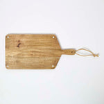 Etched Christmas Holly Mango Wood Chopping Board