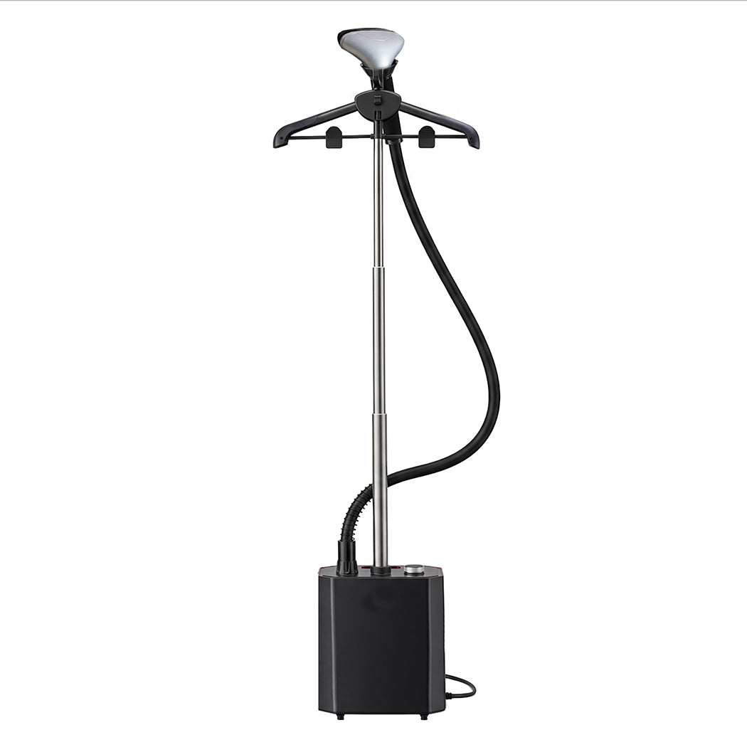 Garment Steamer Standing Clothes Steamer 2200w Wrinkle Remover 3 Levels | Black
