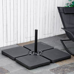 Set Of 4 Parasol Base Stand Weights For Cantilever Umbrella